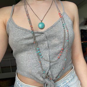 Layered Beaded Necklace